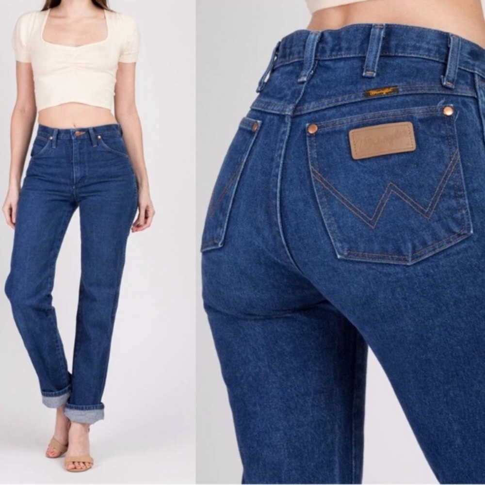 Wrangler Women's High Rise Jeans - Blue